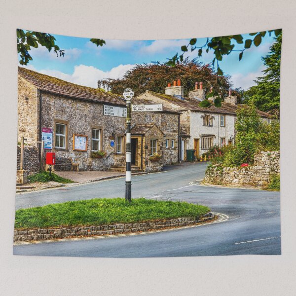 Item preview, Malham Village, Signpost, Yorkshire, England designed and sold by Paul Thompson Photography.