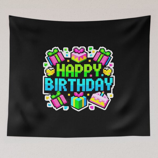 Aperçu de l'œuvre Joyeux anniversaire Gamer B Day créée et vendue par SteezeeStore.