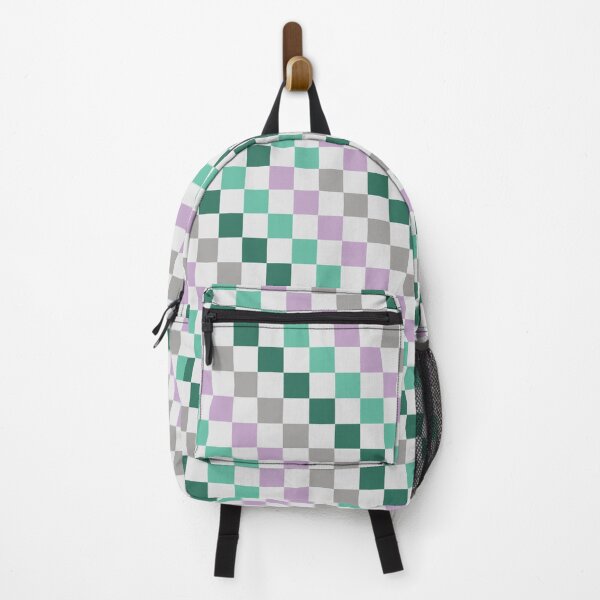 Item preview, Green & Purple Retro Checker Pattern designed and sold by Petternoholic.