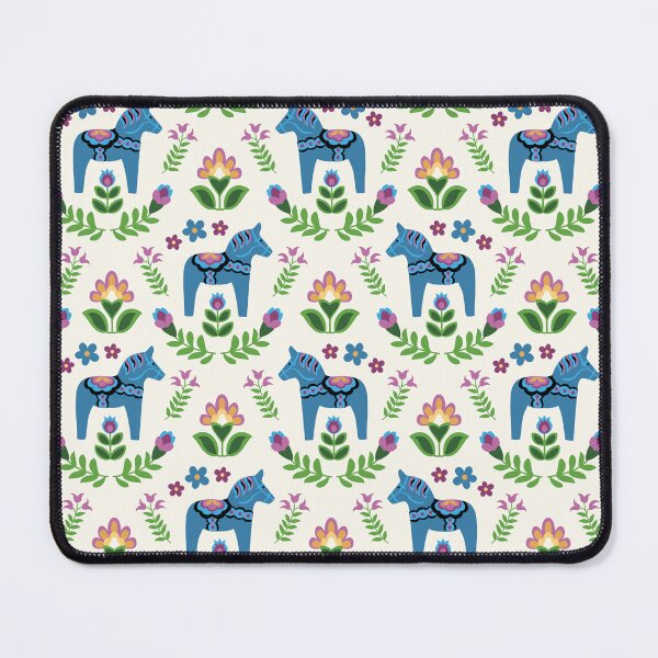 Item preview, Swedish Dala Horses Blue designed and sold by Barbara Pixton.