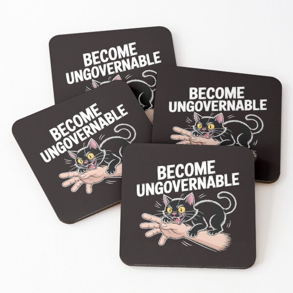 Item preview, Become Ungovernable Cat – Hilarious Cat Meme for Rebels designed and sold by Redgiant87x.
