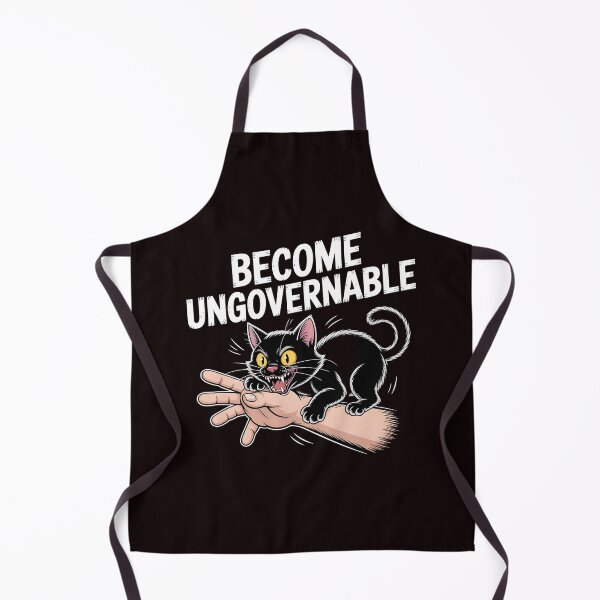 Item preview, Become Ungovernable Cat – Hilarious Cat Meme for Rebels designed and sold by Redgiant87x.