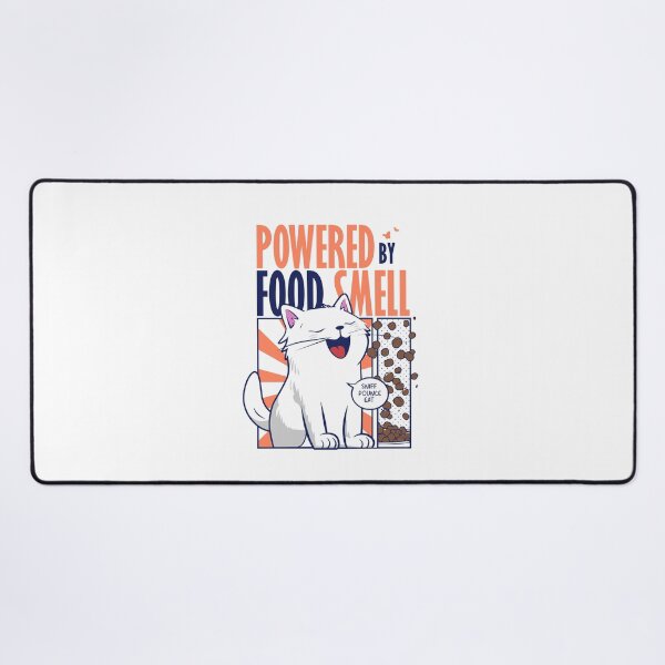 Item preview, Powered by Food Smell | Funny Cat Design designed and sold by theupsidedown25.