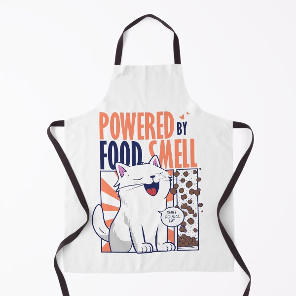 Item preview, Powered by Food Smell | Funny Cat Design designed and sold by The Upside Down.