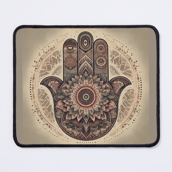 Item preview, Boho Hamsa Hand Art Print| Spiritual Protection Symbol | Mandala Wall Decor designed and sold by DMicolo.