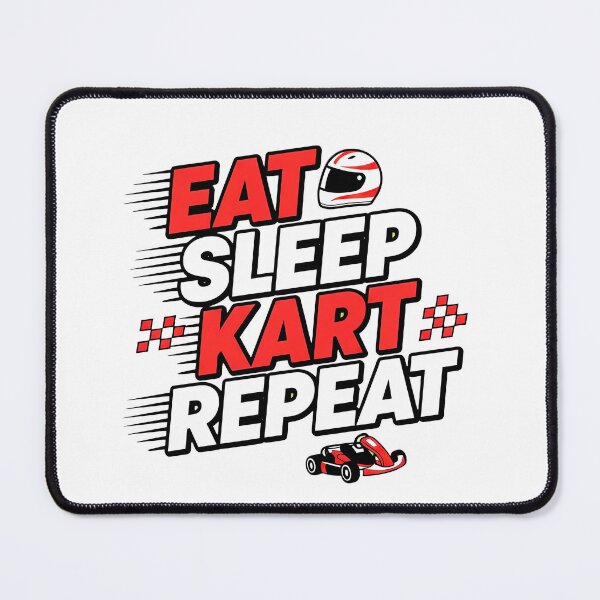 Item preview, Eat Sleep Kart Repeat — Funny Go Kart Racing Quote Design designed and sold by Aileen404.