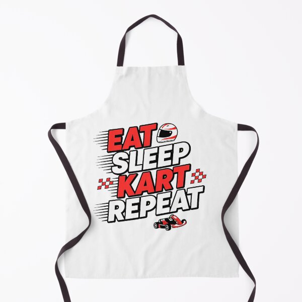Item preview, Eat Sleep Kart Repeat — Funny Go Kart Racing Quote Design designed and sold by Aileen404.
