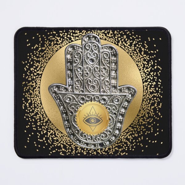 Item preview, Golden Hamsa Hand – Protection, Light and Divine Energy designed and sold by JuanaDesigns.