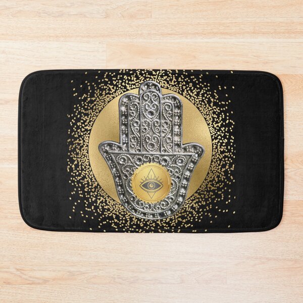 Item preview, Golden Hamsa Hand – Protection, Light and Divine Energy designed and sold by JuanaDesigns.