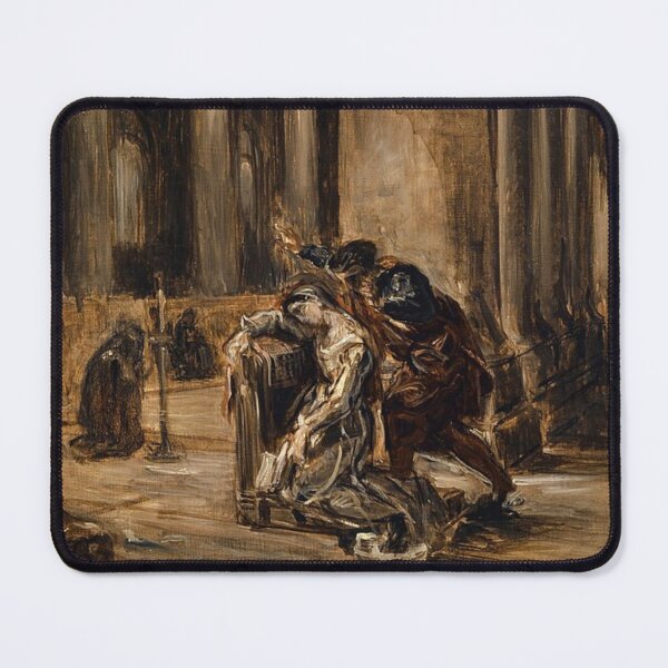 Item preview, Marguerite a l'eglise, Delacroix. 'Faust: a tragedy' by Wolfgang von Goethe designed and sold by Filologica.