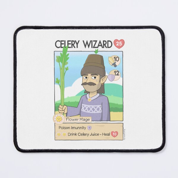 Item preview, Celery Wizard - RPG/Card Game designed and sold by PrinceOfCurling.