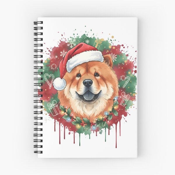 Item preview, Chowchow | Christmas Colorful Watercolor Design #1 designed and sold by MatsurexDesigns.