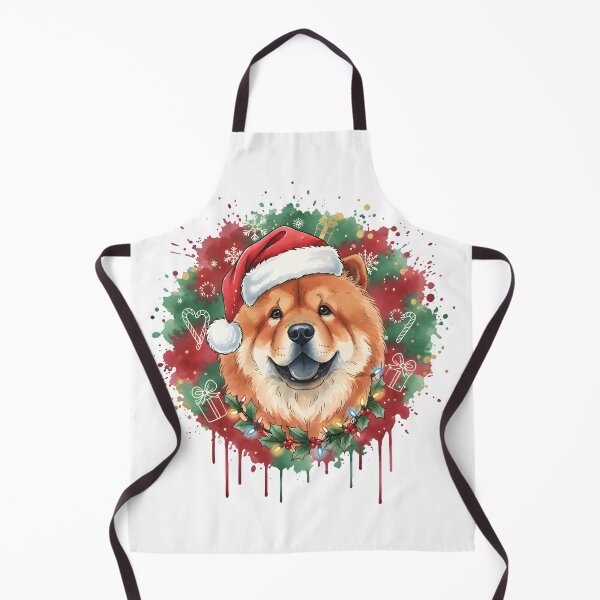 Item preview, Chowchow | Christmas Colorful Watercolor Design #1 designed and sold by MatsurexDesigns.