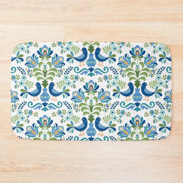 Item preview, Hungarian Folk Design Blue Birds designed and sold by Barbara Pixton.