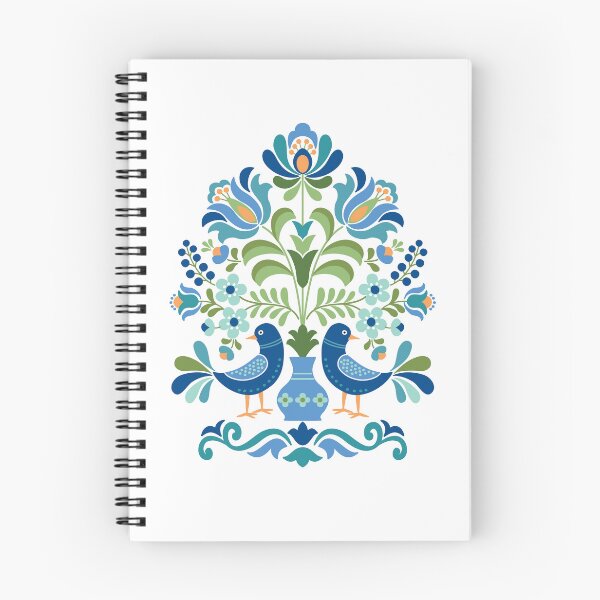Item preview, Hungarian Folk Design Blue Birds designed and sold by Barbara Pixton.