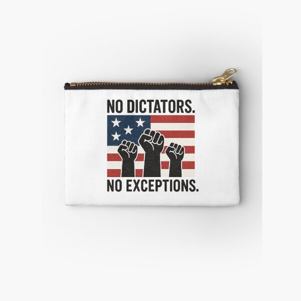Item preview, No Dictators No Exceptions – Defend Democracy  designed and sold by The Junto Shop.