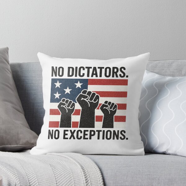 Item preview, No Dictators No Exceptions – Defend Democracy  designed and sold by The Junto Shop.