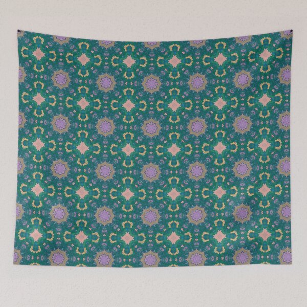 Item preview, Vintage Green Harmony Pattern – JoyCrys Studio designed and sold by joycrysstudio.