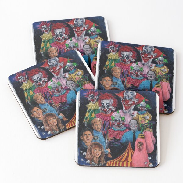 Item preview, Killer Klowns Cult Movie Collage For Retro Horror Fans designed and sold by YahirJones.