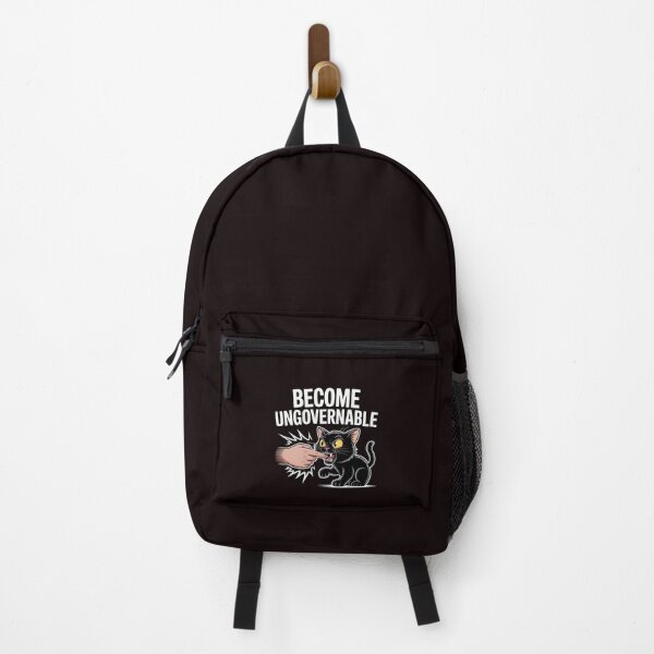 Item preview, Funny Cat Meme – Become Ungovernable Black Cat Design designed and sold by Redgiant87x.