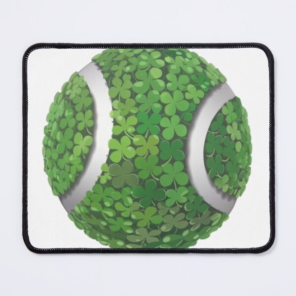 Item preview, Tenis ball having many small shamrocks designed and sold by Mega _Tronus .