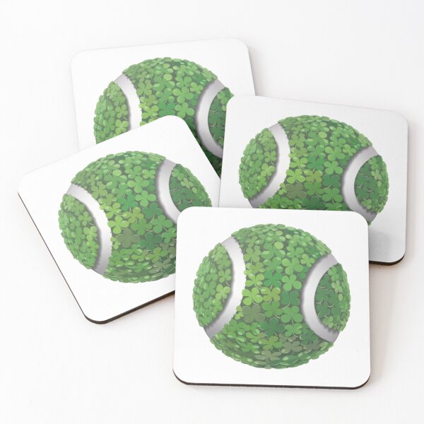 Item preview, Tenis ball having many small shamrocks  designed and sold by Mega _Tronus .
