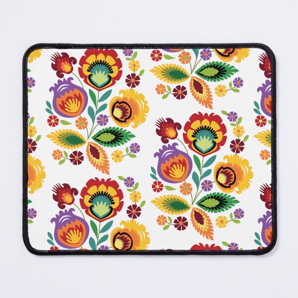 Item preview, Polish Folk Flowers Red designed and sold by Barbara Pixton.