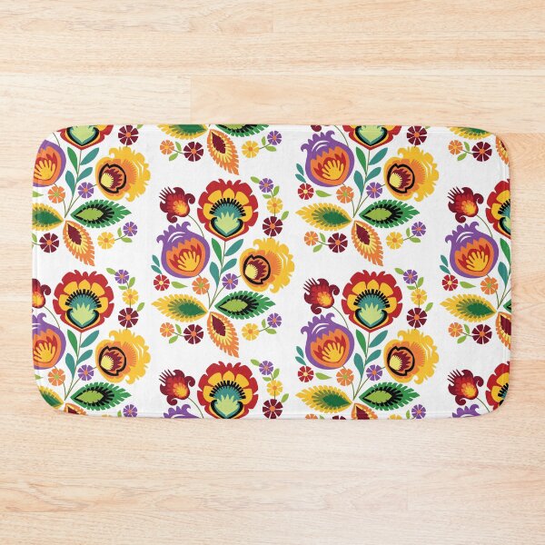 Item preview, Polish Folk Flowers Red designed and sold by Barbara Pixton.