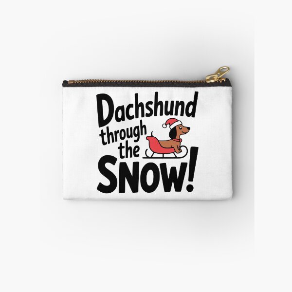 Item preview, Dachshund Through The Snow! Cute Christmas Dog Pun designed and sold by PMCreative.