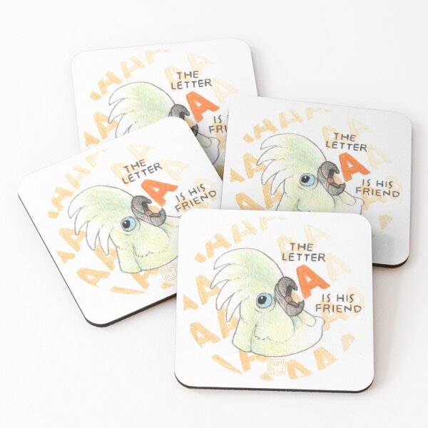 Item preview, The letter A is his friend designed and sold by MaryellaArt.