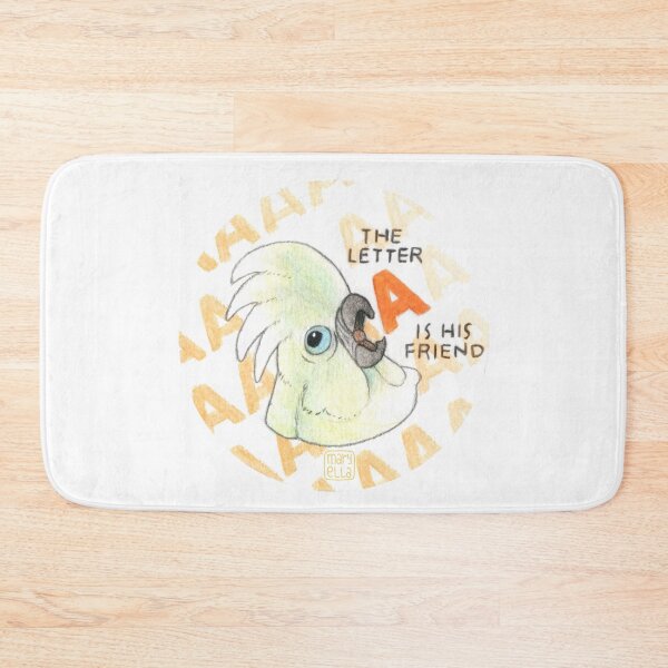 Item preview, The letter A is his friend designed and sold by MaryellaArt.