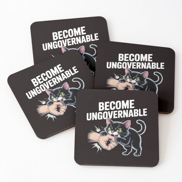 Item preview, Become Ungovernable Cat – Chaos and Claws Meme Design designed and sold by Redgiant87x.
