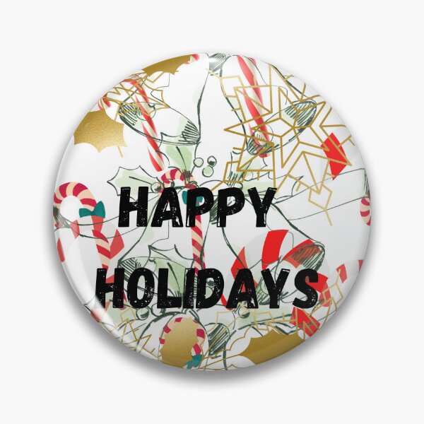 Item preview, Candycane design Happy Holidays designed and sold by Extremeallie.