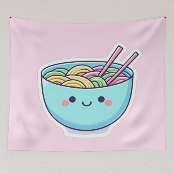 Item preview, Cute Kawaii Ramen Bowl – Adorable Anime Manga Noodle Lover Design designed and sold by Sugar Wisdom .