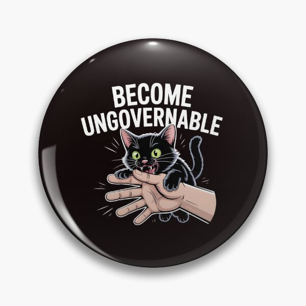 Item preview, Become Ungovernable Cat – Black Cat Meme for Cat Lovers designed and sold by Redgiant87x.