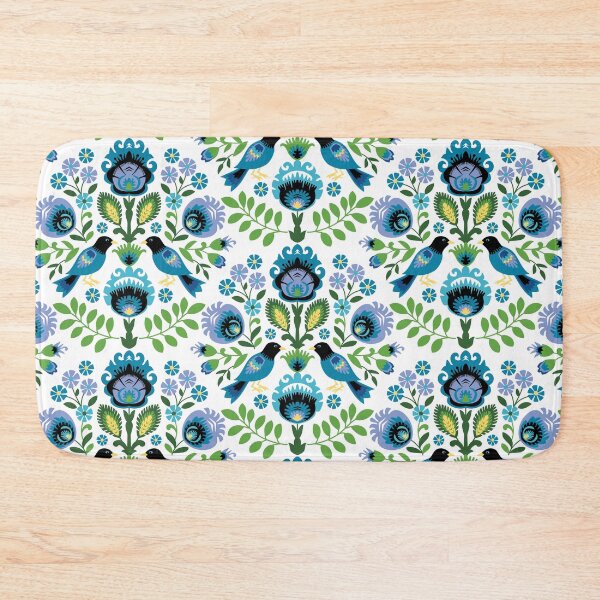 Item preview, Polish Folk Birds on White designed and sold by Barbara Pixton.