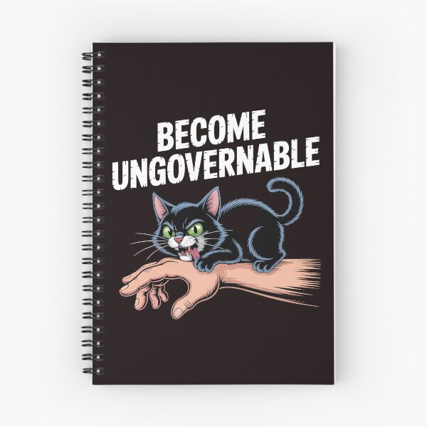 Item preview, Become Ungovernable Cat – Rebel Black Cat Meme Art designed and sold by Redgiant87x.