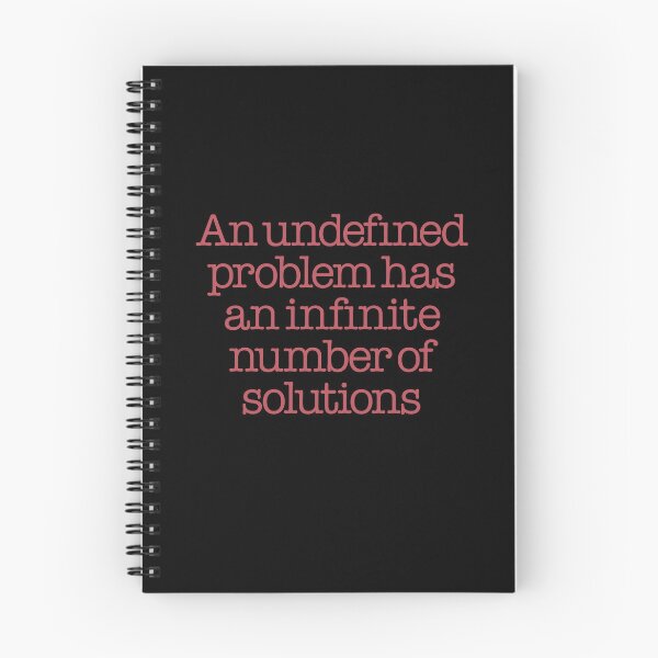 Item preview, An undefined problem has an infinite number of solutions. v.1 designed and sold by x1brett.