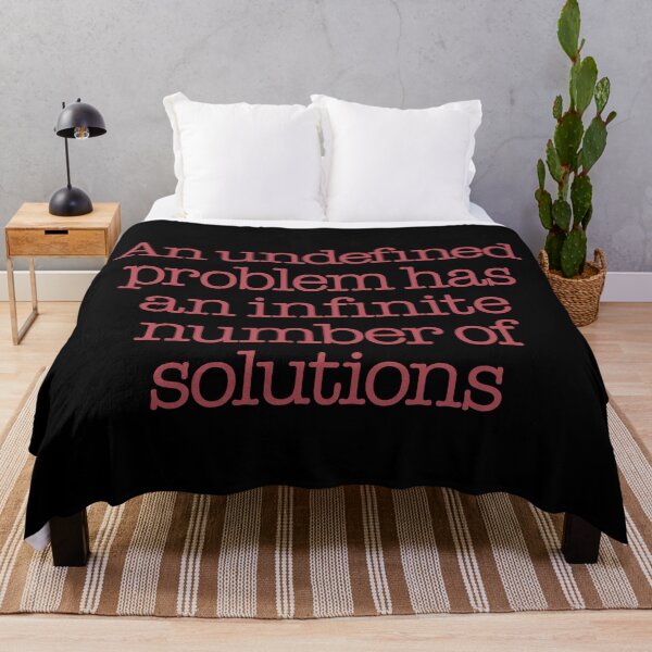 Item preview, An undefined problem has an infinite number of solutions. v.1 designed and sold by x1brett.
