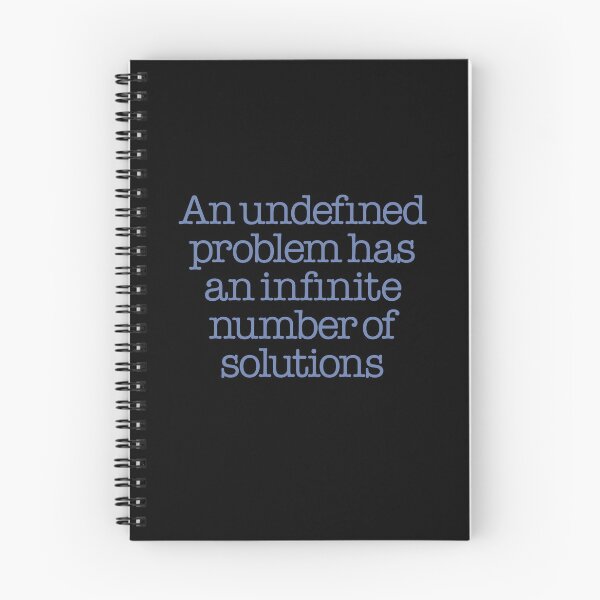 Item preview, An undefined problem has an infinite number of solutions. v.2 designed and sold by x1brett.