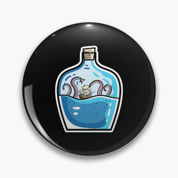 Item preview, Sea Of Thieves Bottle Kraken Capture designed and sold by Keegaalsh.