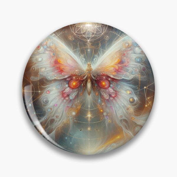 Item preview, Celestial Butterfly with Cosmic Star And Patterns designed and sold by IZiets.