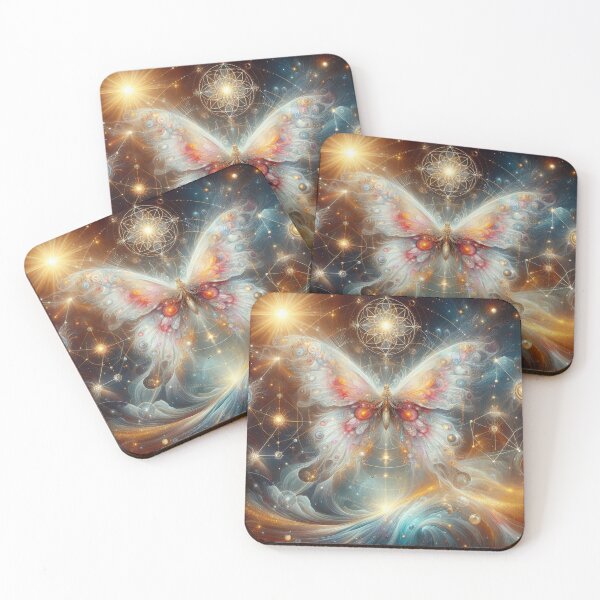 Item preview, Celestial Butterfly with Cosmic Star And Patterns designed and sold by IZiets.