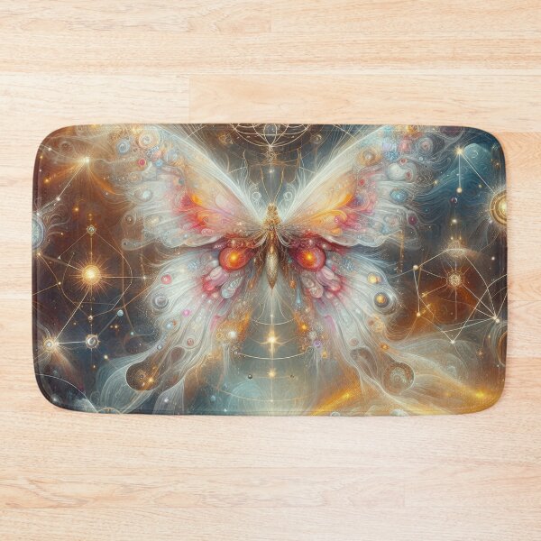 Item preview, Celestial Butterfly with Cosmic Star And Patterns designed and sold by IZiets.