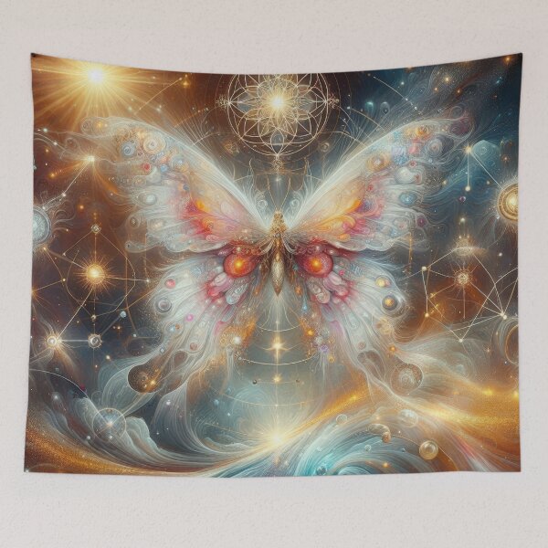 Item preview, Celestial Butterfly with Cosmic Star And Patterns designed and sold by IZiets.