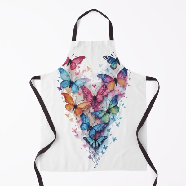 Item preview, butterflies forming a heart shape, romantic, elegant, whimsical, watercolor, soft diffused lighting, pastel color palette designed and sold by gulka8.
