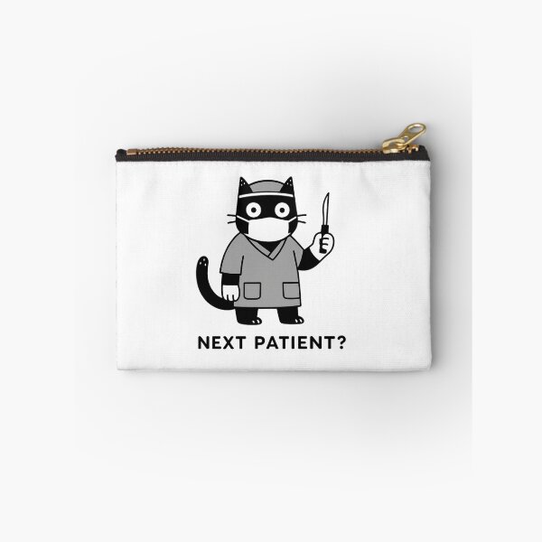 Item preview, Next Patient? – Funny Minimalist Cat Surgeon Design designed and sold by AFRUKSOODJAI.