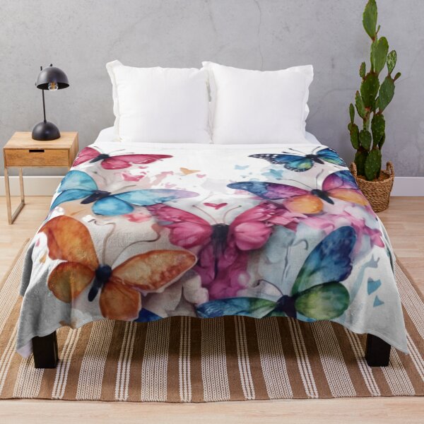 Item preview, butterflies forming a heart shape, romantic, elegant, whimsical, watercolor, soft diffused lighting, pastel color palette designed and sold by gulka8.