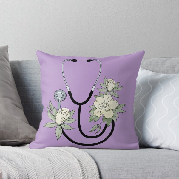 Item preview, Elegant Cream Rose Stethoscope – Grace in Care designed and sold by summerspirit.