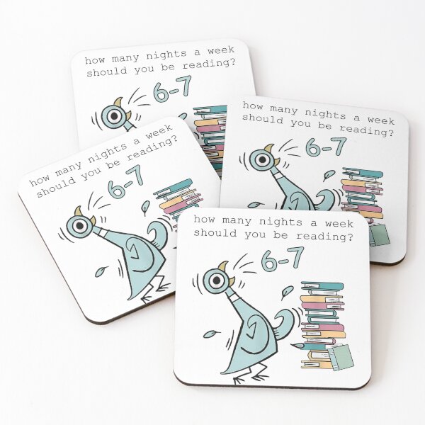 Item preview, How Many Nights A Week Reading Pigeon Books Cute Education Art designed and sold by Altenpendinton.